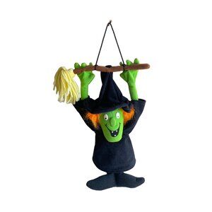VTG Dakin Musical Witch-1991 Hangable Pull Plays Alfred Hitchcock Intro-No Tag